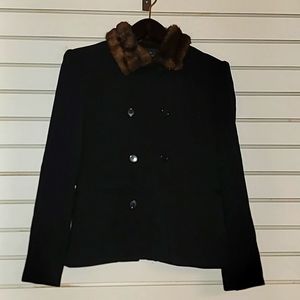 Ralph Laure Faux Collar  Blazer
